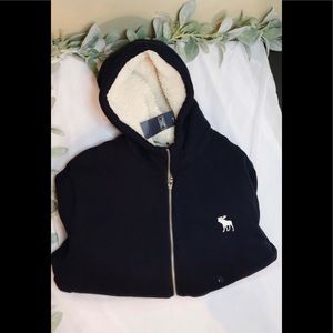 Navy Blue Abercrombie And Fitch Sweater